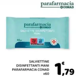 Conad Margherita Salviettine disinfettanti mani parafarmacia conad offerta
