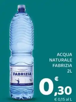 Conad Margherita Acqua naturale Fabrizia offerta