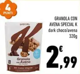 Conad Margherita Granola con Avena Special K offerta