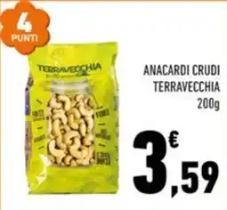 Conad Margherita Anacardi crudi Terravecchia offerta