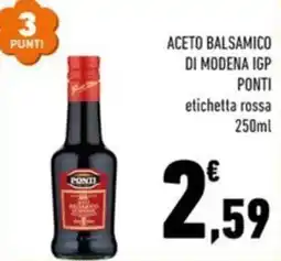 Conad Margherita Aceto balsamico di Modena IGP Ponti offerta