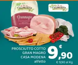 Conad Margherita Prosciutto cotto Gran Magro Casa Modena offerta