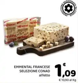 Conad Margherita Emmental francese selezione conad offerta