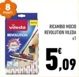 Conad Margherita Ricambio Mocio Revolution Vileda offerta