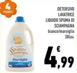 Conad Margherita Spuma di Sciampagna Lavatrice Marsiglia offerta