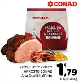 Conad Margherita Prosciutto cotto arrosto Conad offerta