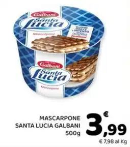 Conad Margherita Mascarpone Santa Lucia Galbani offerta
