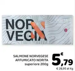 Conad Margherita Salmone norvegese affumicato norita offerta