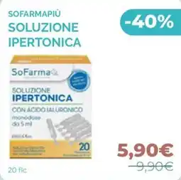 Linfa Farmacie Sofarmapiù soluzione ipertonica offerta