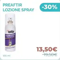 Linfa Farmacie Preaftir lozione spray offerta