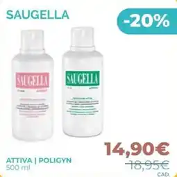 Linfa Farmacie Saugella Attiva | Policyn offerta