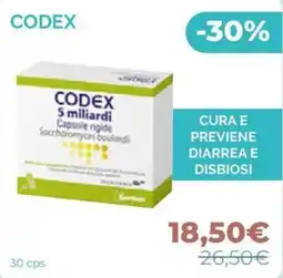 Linfa Farmacie Codex 5 miliardi capsule rigide offerta