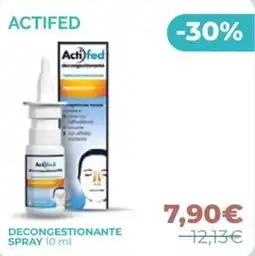 Linfa Farmacie Actifed decongestionante offerta