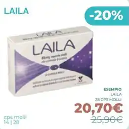 Linfa Farmacie Laila 80 mg capsule molli offerta
