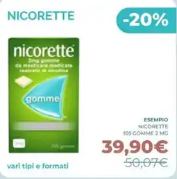 Linfa Farmacie Nicorette gomme 2 mg offerta