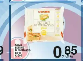 Sigma Sigma - fettine di formaggio fuso risparmio 200 g(ml) offerta
