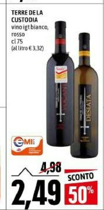 Emi Supermercati Vino offerta