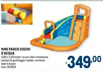 Metro Mini parco giochi d' acqua offerta