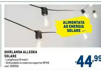 Ghirlanda allegra solare