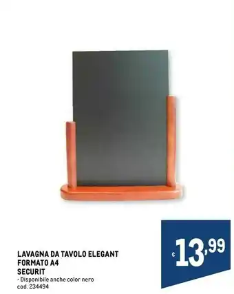 Metro Lavagna da tavolo elegant formato a4 offerta