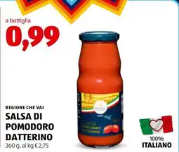 ALDI SALSA DI POMODORO DATTERINO offerta