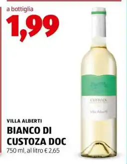 ALDI VILLA ALBERTI BIANCO DI CUSTOZA DOC offerta