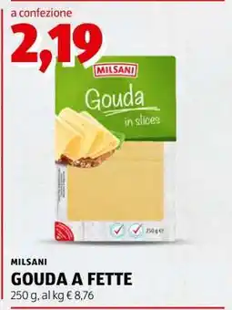 ALDI MILSANI GOUDÁ A FETTE offerta