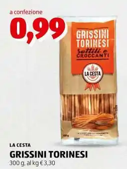 ALDI LA CESTA GRISSINI TORINESI offerta