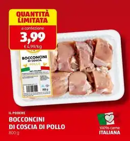 ALDI BOCCONCINI DI COSCIA DI POLLO offerta
