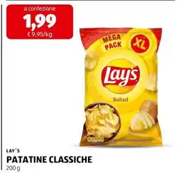 ALDI LAY'S PATATINE CLASSICHE offerta