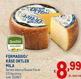 Metro Formaggio offerta