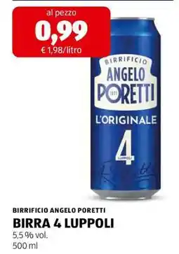 ALDI BIRRA 4 LUPPOLI offerta