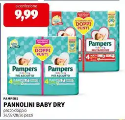 ALDI PAMPERS Pannolini Baby Dry offerta