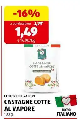 ALDI CASTAGNE COTTE AL VAPORE offerta