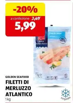 ALDI Filetti di merluzzo atlantico offerta