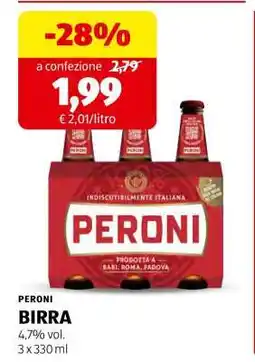 ALDI PERONI offerta