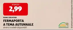 ALDI FERMAPORTA A TEMA AUTUNNALE offerta