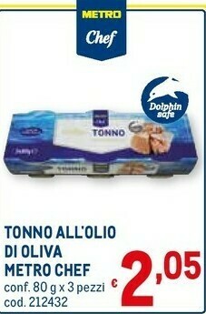 Metro Tonno all'olio di oliva offerta