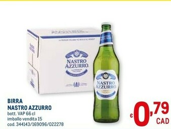 Metro Birra 660 g(ml) offerta