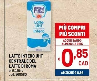 Metro Latte parzialmente scremato offerta