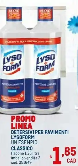 Metro Detersivi per pavimenti classico offerta