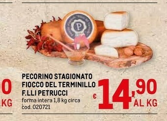 Metro Pecorino offerta