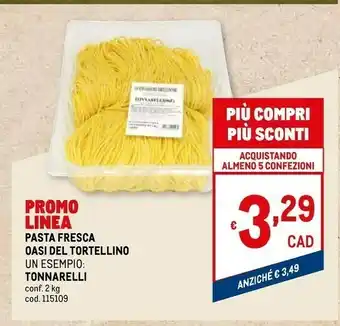 Metro Pasta all'uovo offerta