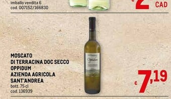 Metro Vino bianco offerta