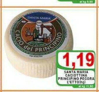 Top Supermercati Caciotta offerta