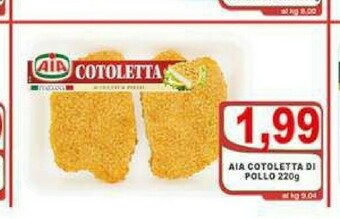 Top Supermercati Cotolette di pollo offerta