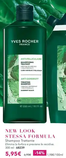 Yves Rocher Yves Rocher Shampoo Trattante offerta