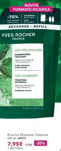 Yves Rocher Yves Rocher Ricarica Shampoo Trattante offerta