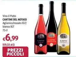 Futura Supermercati Vino Il Patto Cantine del Notaio Aglianico/rossato IGT/ bianco IGT offerta