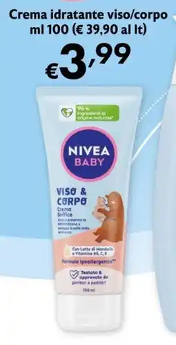 Eurospesa Nivea Crema idratante viso/corpo offerta